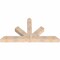 Ekena Millwork Saratoga Smooth Timber Gable Bracket, Douglas Fir, 72"W x 39"H x 5 1/2"D x 5 1/2"F, 13/12 Pitch GBW072X39X0606SAR00SDF - alternate 2